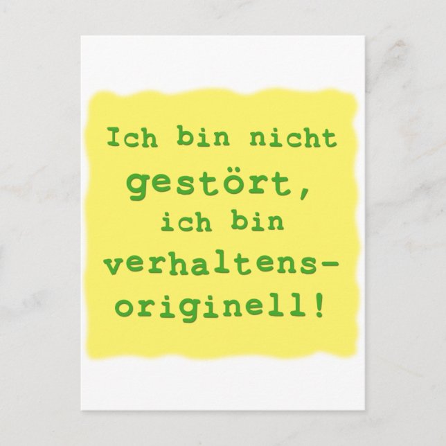 Postal comportamientoriginal (Anverso)