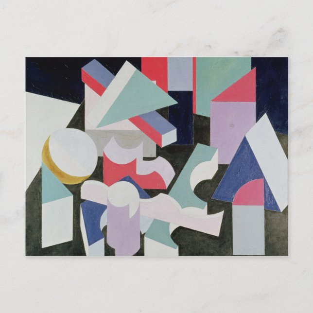 Postal Composición, 1927 (Anverso)