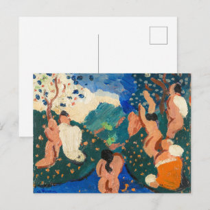 Postal Composición Clásica Andre Derain