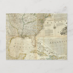 Postal Composición de América del Norte