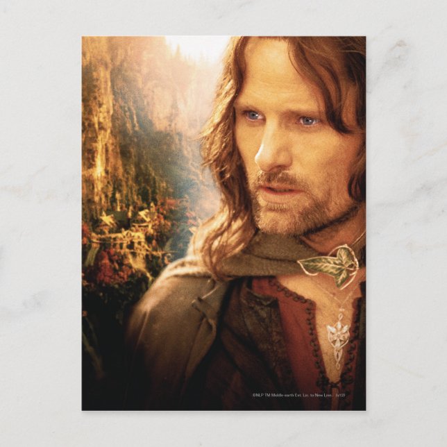 Postal Composición de Aragorn y Rivendell (Anverso)