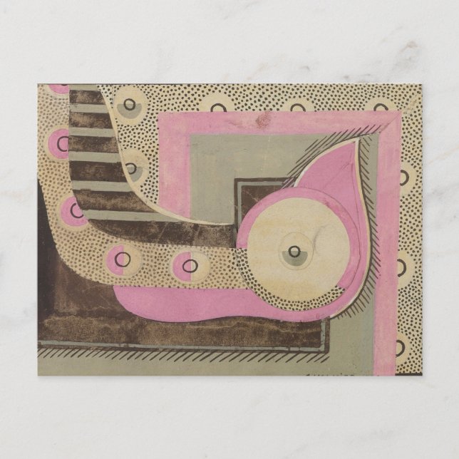 Postal Composición de Georges Valmier (Anverso)