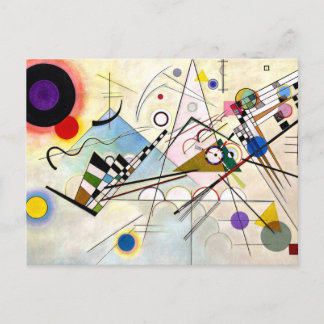 Postal Composición de Kandinsky 8