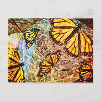 Postal Composición de mariposa