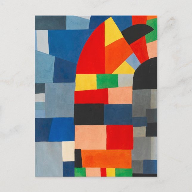 Postal Composición de Otto Freundlich (Anverso)