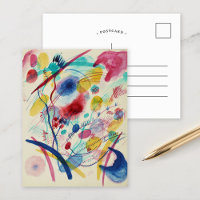 Composición en rojo azul verde amarillo | Kandinsk