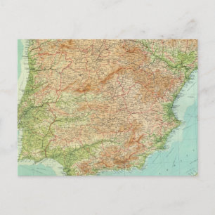 Postal Composición España, Portugal