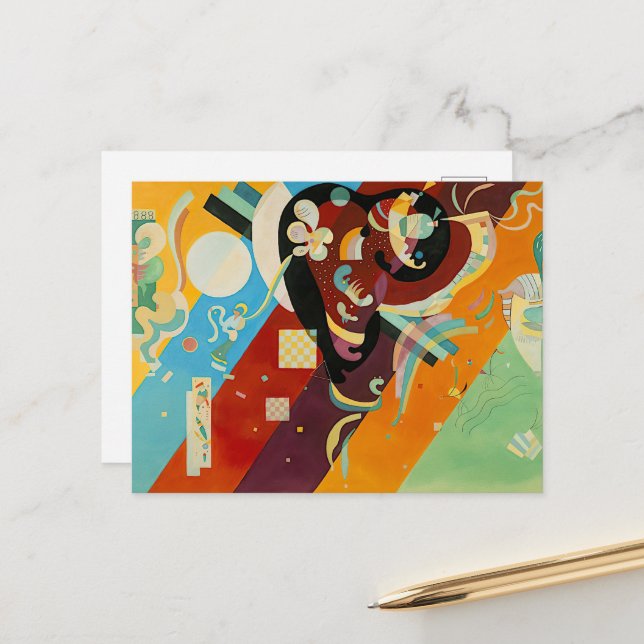 Postal Composición IX, Wassily Kandinsky (Anverso/Reverso In Situ)