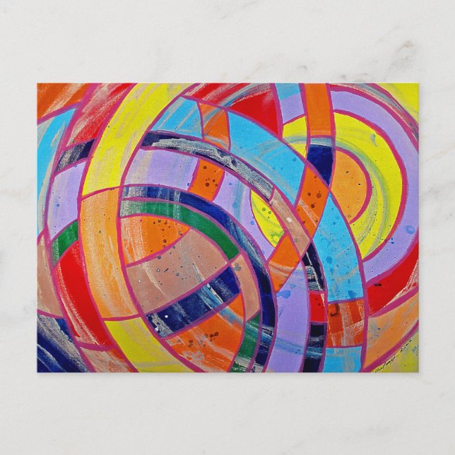 Postal Composición nº 15 de Michael Moffa (Anverso)