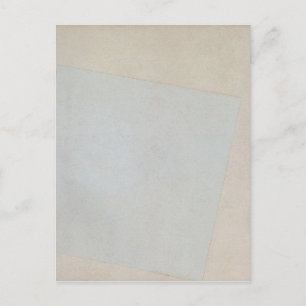Postal Composición suprema: Blanco sobre blanco por Kazim