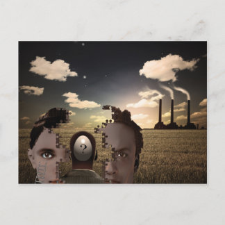 Postal Composición surrealista