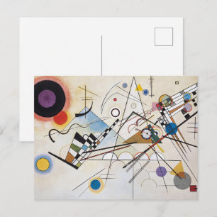 Postal Composición VIII Arte Abstracto de Kandinsky