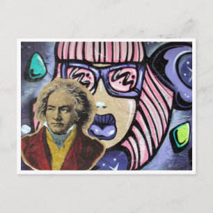 Postal compositor de arte callejero