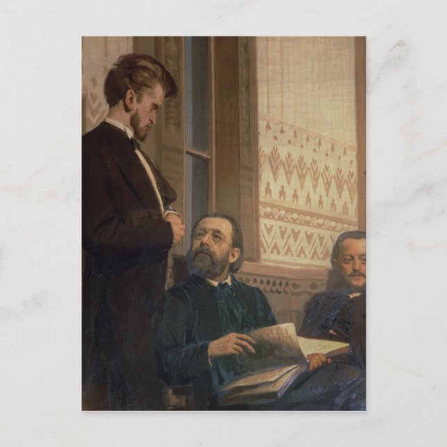 Postal Compositores eslavos (Anverso)