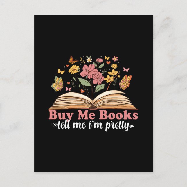 Postal Cómprame Libros Y Dime Que Me Cálleseattdlag (Anverso)