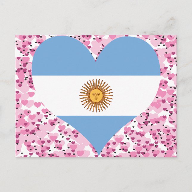 Postal Comprar bandera argentina (Anverso)