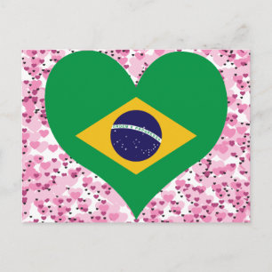Postal Comprar bandera de Brasil