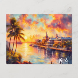 Postal comprar sunset Travel Vintage keys florida postale
