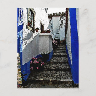 Postal Comprar y escalar en Obidos Portugal