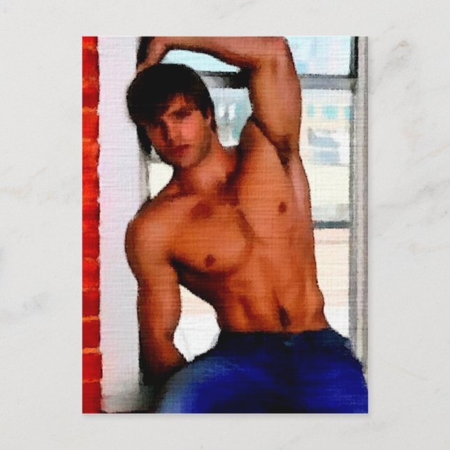 Postal Compras de ventanas (Anverso)