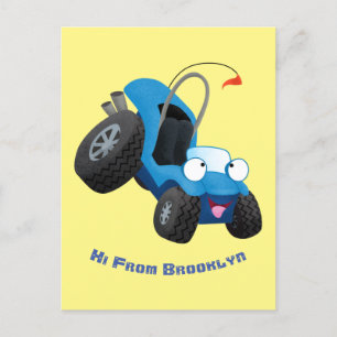 Postal Cómprate dune buggy fuera del personalizado del ve