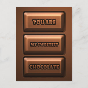 Postal Comprimido chocolate