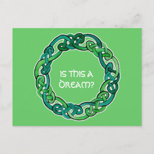 Postal Comprobación de la realidad del sueño de los lúcid