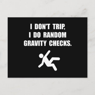 Postal Comprobaciones de gravedad