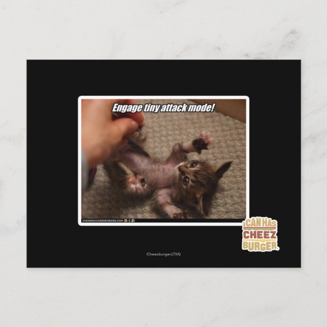 Postal ¡Comprometer el modo de ataque pequeño! (Anverso)