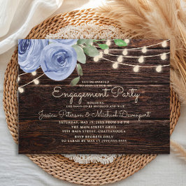 Postal Compromiso de las cadenas florales rusticas de mad