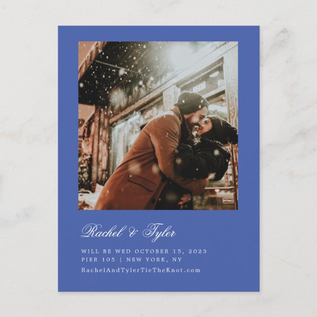 Postal Compromiso formal de títulos Guardar la fecha (Anverso)