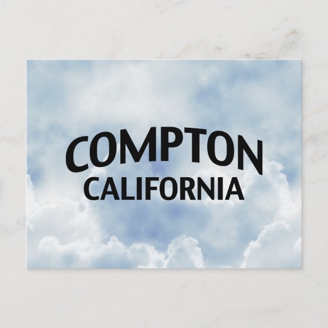 Postal Compton California (Anverso)