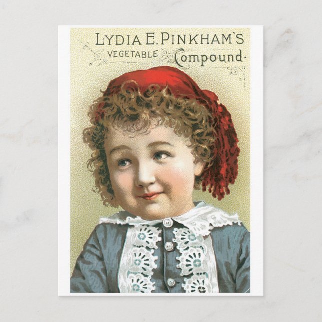 Postal Compuesto Lydia E Pinkhams (Anverso)