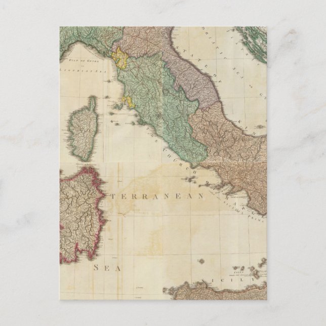 Postal Compuesto por Italia 2 (Anverso)