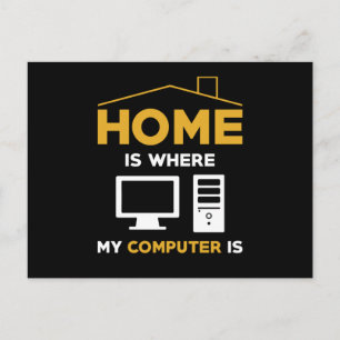 Postal Computadora Pc Nerd Sayings Divertido