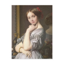 Comtesse d'Haussonville (detalle), Ingres