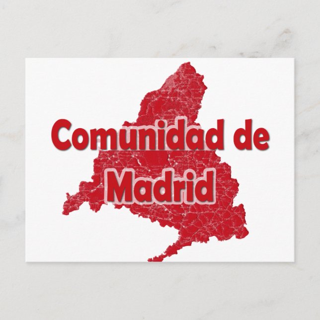 Postal Comunidad de Madrid (Anverso)