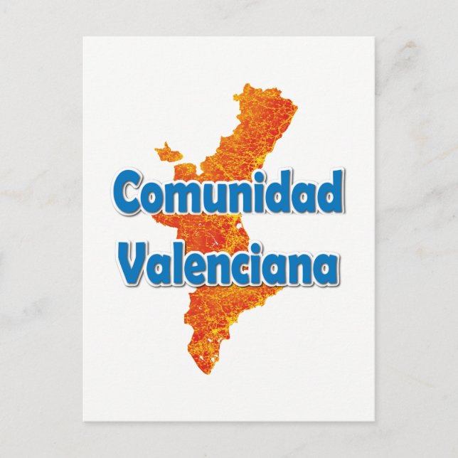 Postal Comunidad valenciana (Anverso)