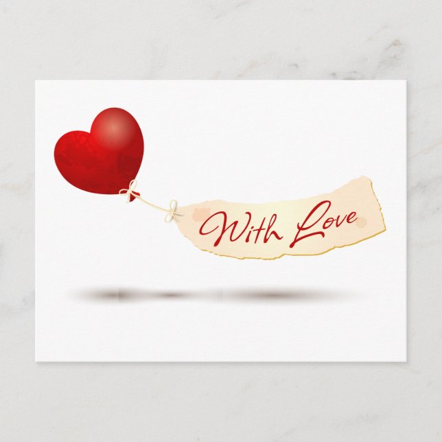 Postal Con amor (Anverso)