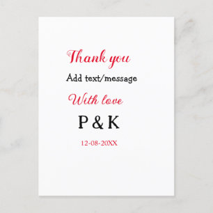 Postal Con amor agregar carta de nombre de pareja gracias