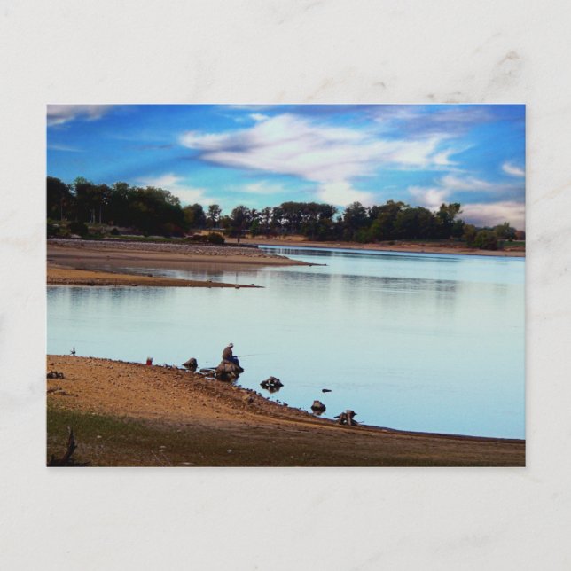 Postal Con amor desde el lago (Anverso)