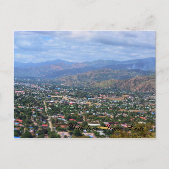 Postal Con amor, Timor Oriental (Anverso)