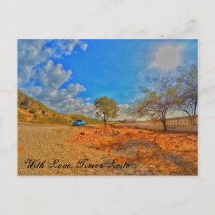Postal Con amor Timor Oriental