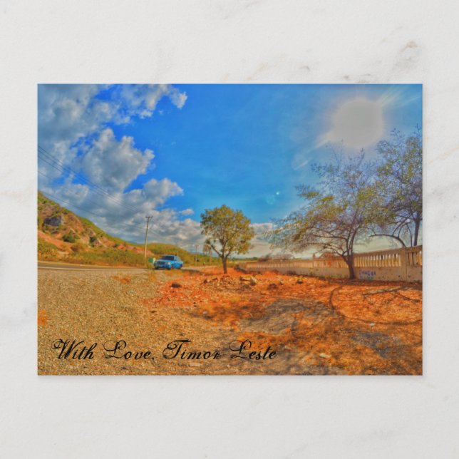 Postal Con amor Timor Oriental (Anverso)