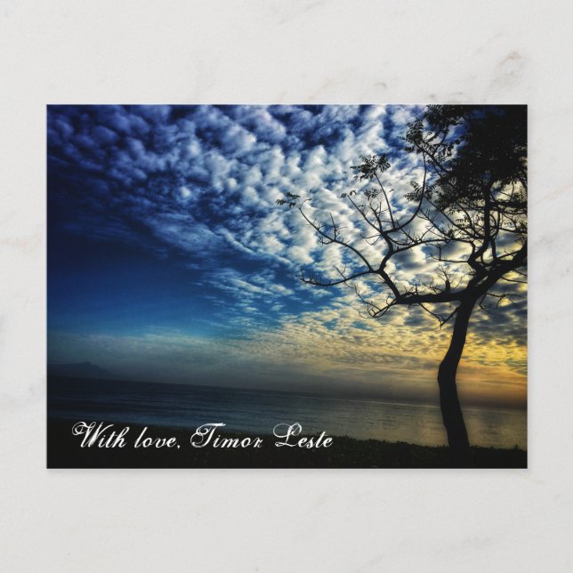 Postal Con amor, Timor Oriental (Anverso)