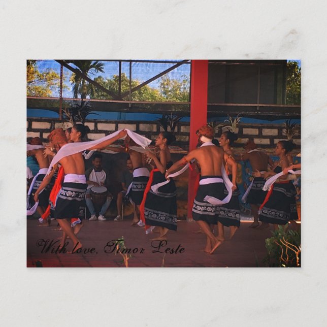 Postal Con amor, Timor Oriental (Anverso)