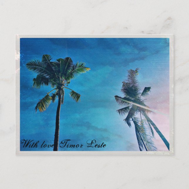 Postal Con amor, Timor Oriental (Anverso)