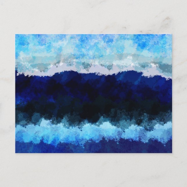 Postal con arte digital ondulado (Anverso)