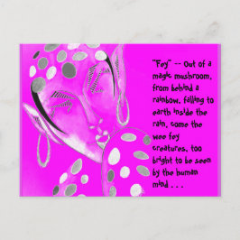 Postal con arte original — Fairy/Elf de Fuchsia