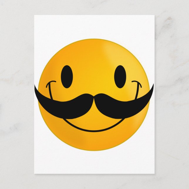 Postal con Bigote (Anverso)